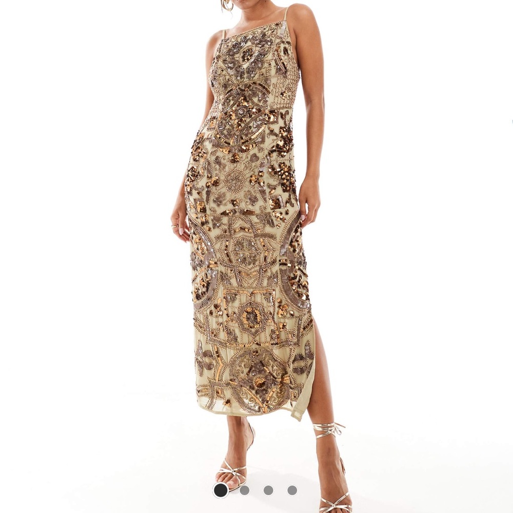 ASOS embellished dress worn once size 8